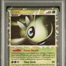 2010 POKEMON HEARTGOLD & SOULSILVER TRIUMPHANT 92 CELEBI-HOLO