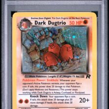 2000 Pokemon Rocket Tcg Cards #6 Dark Dugtrio Holo Psa Ex 5