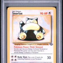 1999 Pokemon Jungle Tcg Cards #27 Snorlax Psa Nm 7