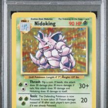 1999 Pokemon Game Tcg Cards #11 Nidoking Holo Psa Good 2