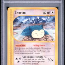 2003 Pokemon Skyridge Tcg Cards #100 Snorlax Psa Nm 7