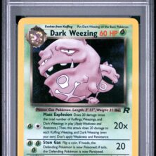 2000 Pokemon Rocket Tcg Cards #14 Dark Weezing Holo Psa Ex Mt 6