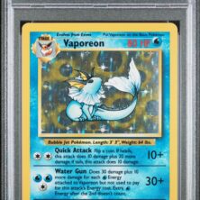 1999 Pokemon Jungle Tcg Cards #12 Vaporeon Holo No Symbol Psa Nm 7