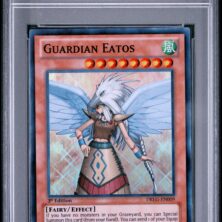 2014 Yu Gi Oh! Dragons Of Legend Tcg Cards #en009 Guardian Eatos Dragons Of Legend Psa Mint 9