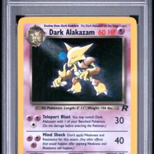 2000 Pokemon Rocket Tcg Cards #1 Dark Alakazam Holo Psa Ex Mt 6