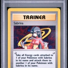 2000 Pokemon Gym Challenge Tcg Cards #20 Sabrina Holo Psa Nm Mt 8
