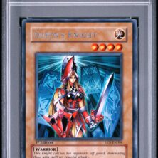 2005 Yu Gi Oh! Elemental Energy 1st Edition Tcg Cards #en004 Queen’s Knight Elemental Energy Psa Mint 9