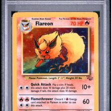 1999 Pokemon Jungle Tcg Cards #3 Flareon Holo Psa Nm 7