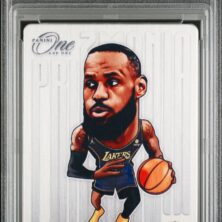 2024 Panini One And One Prizmania Basketball Cards #15 Lebron James Psa Nm 7