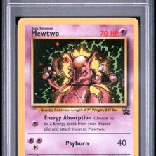 2000 Pokemon Promo Black Star Tcg Cards #14 Mewtwo Black Star Psa Nm 7