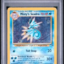 2000 Pokemon Gym Heroes Tcg Cards #9 Misty’s Seadra Holo Prerelease Psa Pr 1