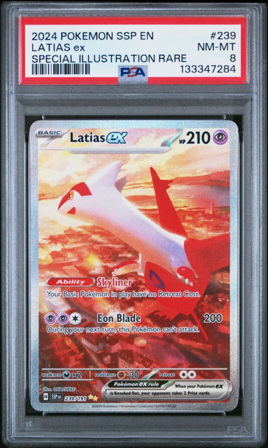 2024 POKEMON SSP EN-SURGING SPARKS 239 LATIAS EX SPECIAL ILLUSTRATION RARE