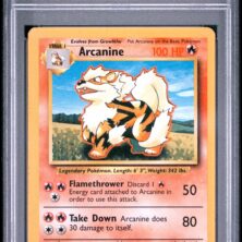 1999 Pokemon Game Tcg Cards #23 Arcanine Psa Ex 5