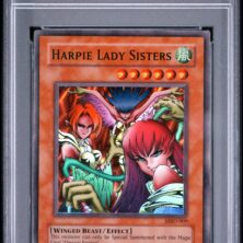 2002 Yu Gi Oh! Mrd Metal Raiders Tcg Cards #009 Harpie Lady Sisters Metal Raiders Psa Nm Mt 8