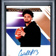 2022 Upper Deck Goodwin Champions Autographs Multi Sport Cards #acw Caleb Williams Psa Mint 9