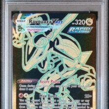 2022 POKEMON SWORD & SHIELD SILVER TEMPEST TG29 FA/RAYQUAZA VMAX