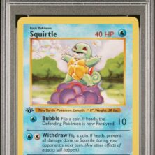 1999 POKEMON GAME 63 SQUIRTLE 1ST EDITION