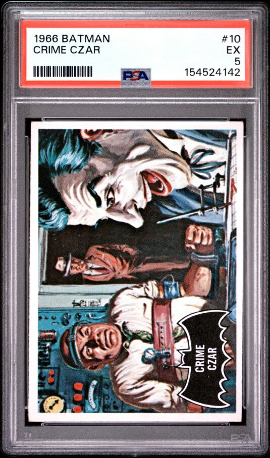 1966 Topps Batman Non Sport Cards #10 Crime Czar Psa Ex 5