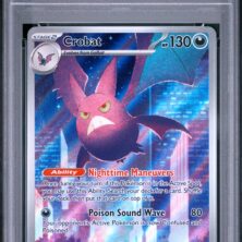 2026 Pokemon Cri En Chaos Rising Tcg Cards #093 Crobat Illustration Rare Psa Mint 9
