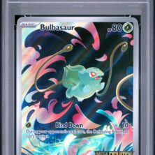 2025 Pokemon Meg En Mega Evolution Tcg Cards #133 Bulbasaur Enhanced Bstr Box Topper Psa Nm Mt 8