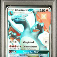 2019 POKEMON SUN & MOON HIDDEN FATES SV49 FA/CHARIZARD GX