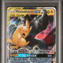 2019 POKEMON SUN & MOON TEAM UP 33 PIKACHU & ZEKROM GX