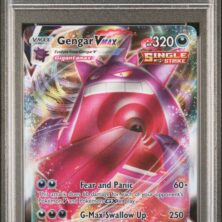 2021 POKEMON SWORD & SHIELD Fusion Strike 157 FULL ART/Gengar VMAX