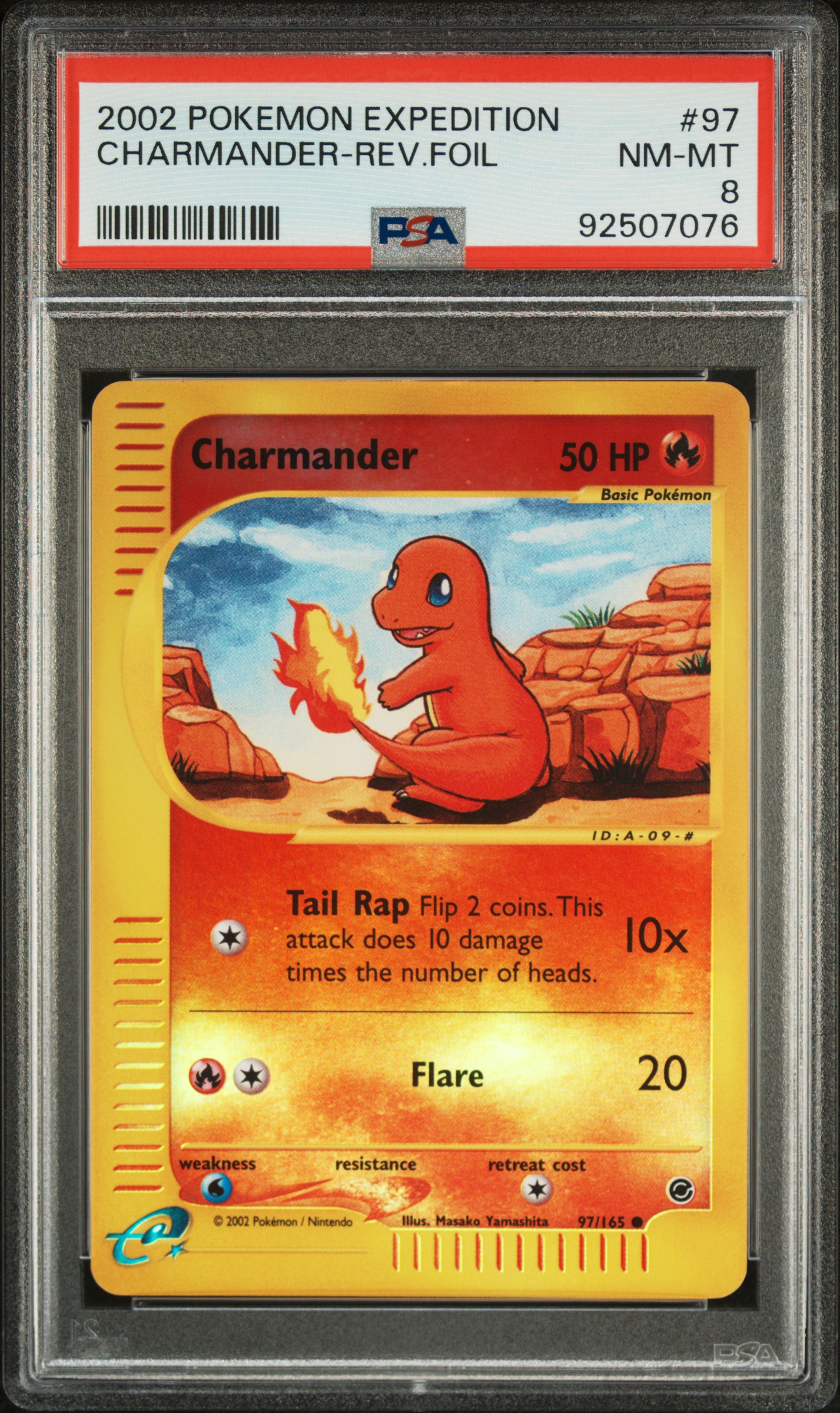 2002 POKEMON EXPEDITION 97 CHARMANDER-REV.FOIL